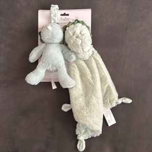 Kellybaby Kellytoy 2 Pack Dinosaur Baby Rattle‎ Set NWT